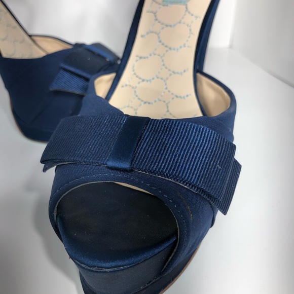 Betsey Johnson Something Blue Pouf Platform Sandal - Picture 3 of 8